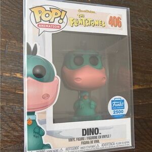 Funko The Flintstones Dino Vinyl Figure - Teal & Pink Pop! #406